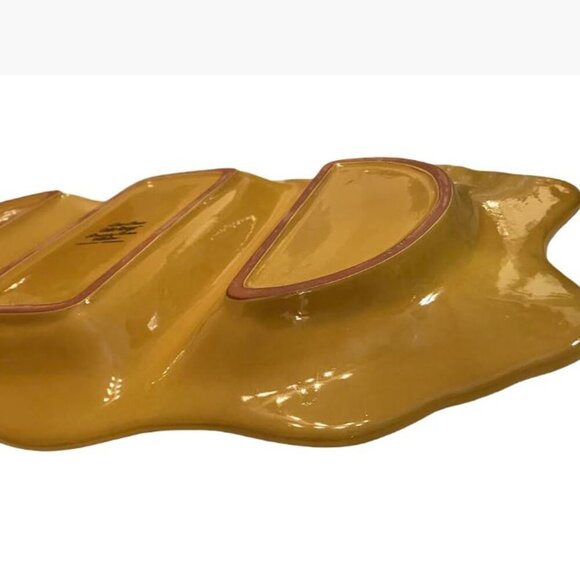 Cedre Rouge Romancing Provence Partitioned Ceramic Platter French Cntry Like New - Picture 12 of 13